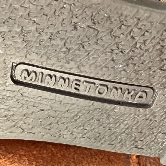 Brown Suede Western Boho Moccasin 3-Layer Fringe Boots Sz 9 - Picture 12 of 16